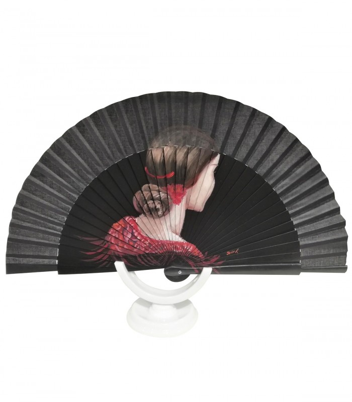 Abanico "Flamencas de Córdoba"