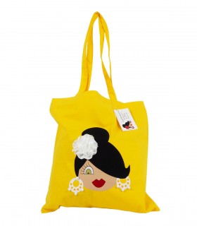 Bolso tela amarillo