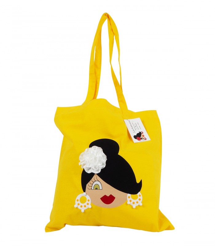 Bolso tela amarillo