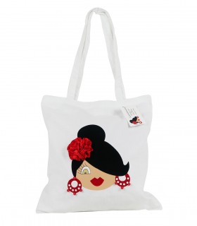 Bolso tela blanco