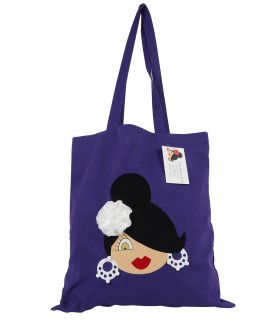 Bolso tela morado
