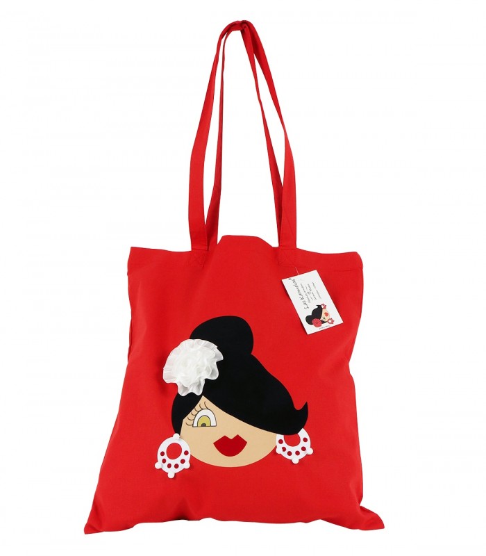 Bolso tela rojo