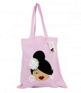 Bolso tela rosa