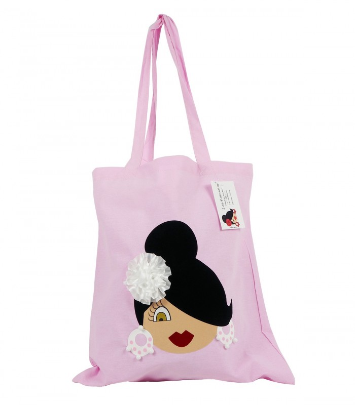 Bolso tela rosa