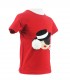 Camiseta niña roja sombrero