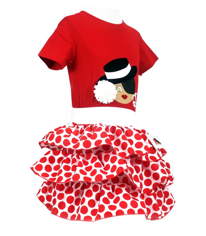 Conjunto falda y camiseta