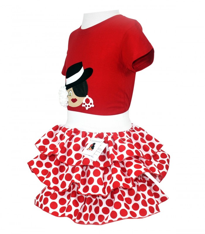 Conjunto falda y camiseta
