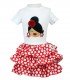 Conjunto falda y camiseta