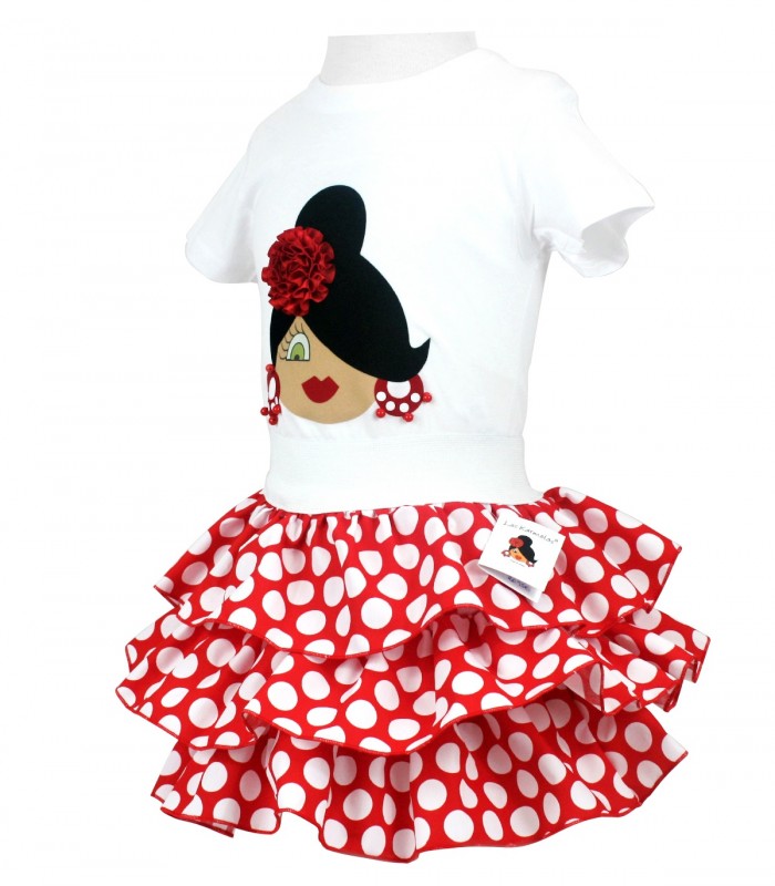 Conjunto falda y camiseta
