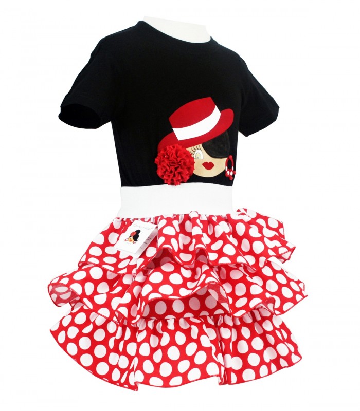 Conjunto falda y camiseta