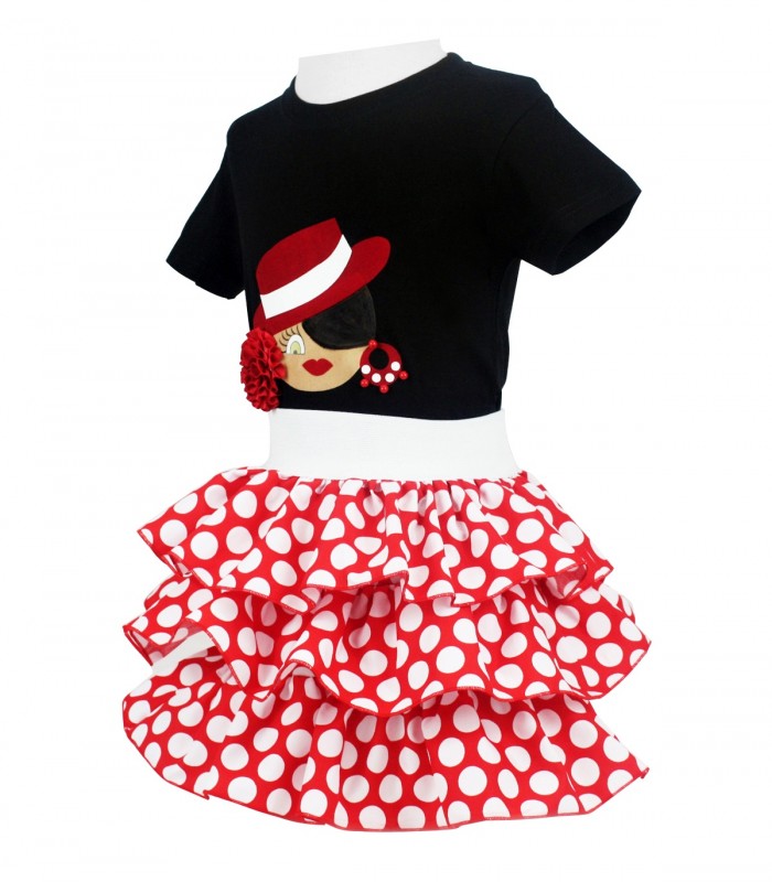 Conjunto falda y camiseta