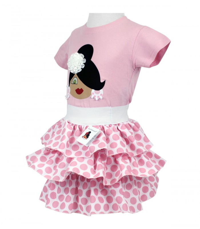 Conjunto falda y camiseta