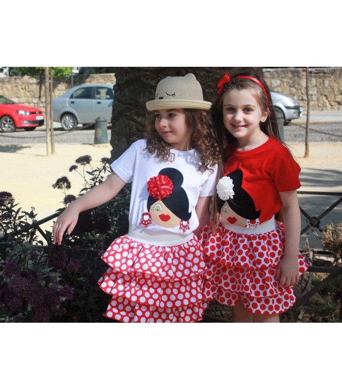 Conjunto falda y camiseta