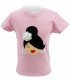 Camiseta niña moño rosa