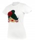 Camiseta cuello redondo moño blanco